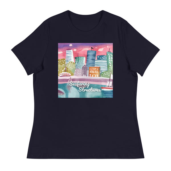 Women's Relaxed T-Shirt - Seafaring Structures (POD-S)