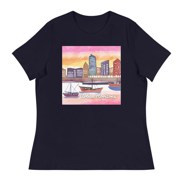 Women's Relaxed T-Shirt - Urban Horizons (POD-S)