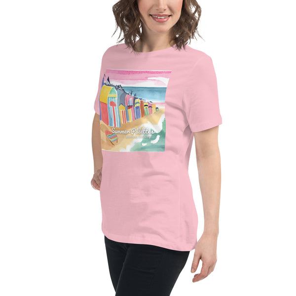 Women's Relaxed T-Shirt - Summer Palettes (POD-S)