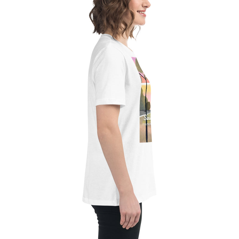 Women's Relaxed T-Shirt - Sunset Reverie (POD-S)