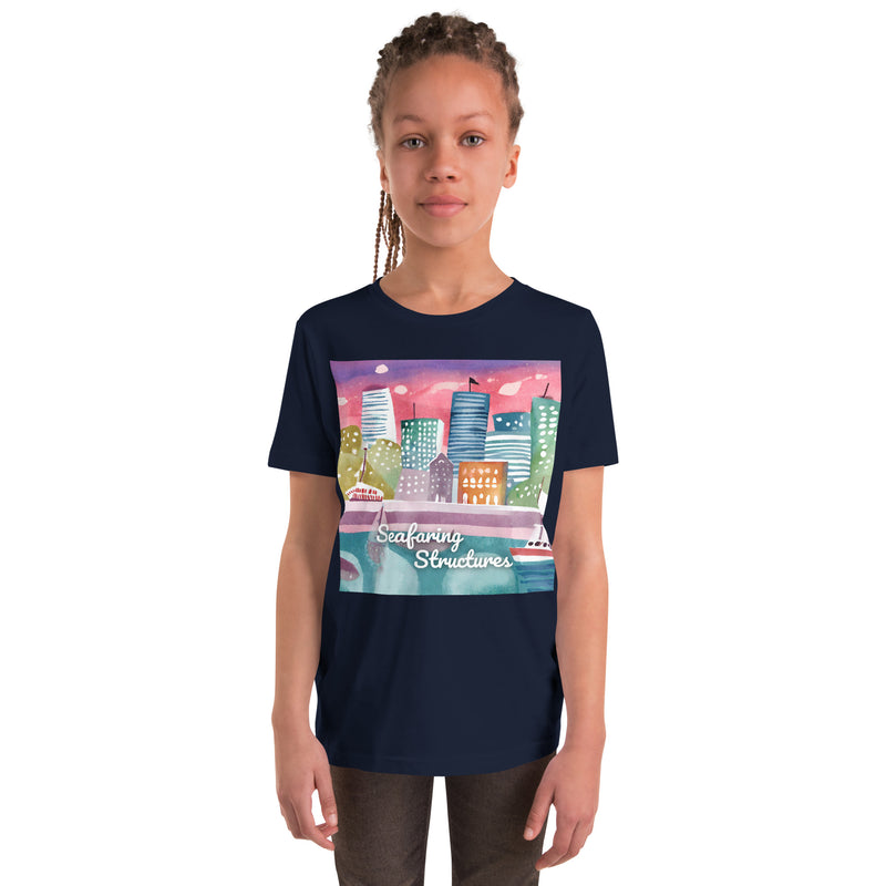 Youth Short Sleeve T-Shirt - Seafaring Structures (POD-S)