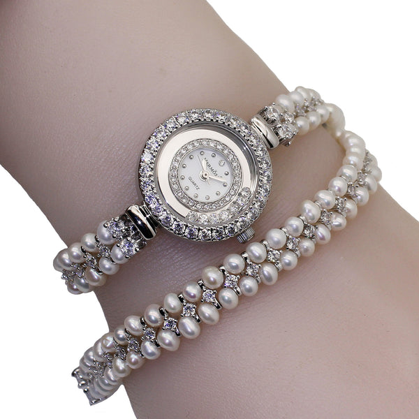 Jewelry Lucky Wheel Freshwater Pearl Long Strap