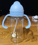 Baby PPSU Straw Cup Children's Drinking Bottle Household Straight Drink