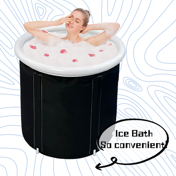 Portable Ice Baths Inflatable Air Ring PVC Bath