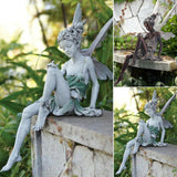 Sitting Fairy Statue