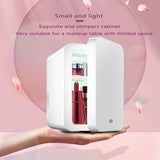 Mini Makeup Fridge Portable Cosmetic Refrigerator Cooler and Warmer Freezer