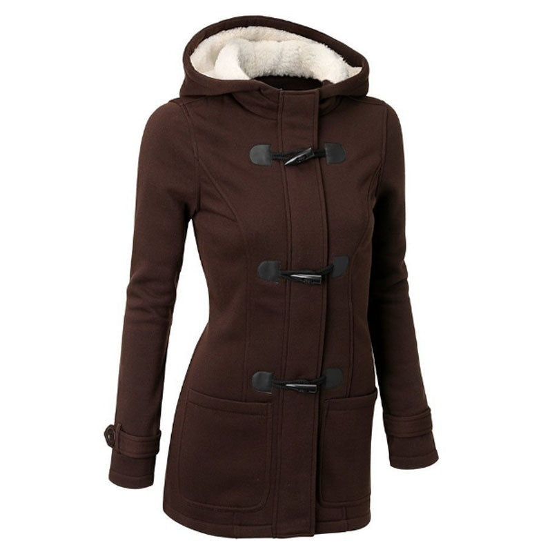 Female Horn Buckle Coat