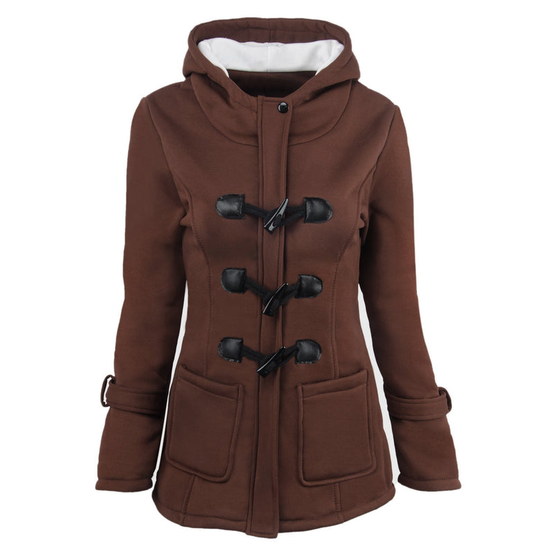 Female Horn Buckle Coat