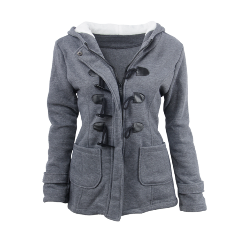 Female Horn Buckle Coat