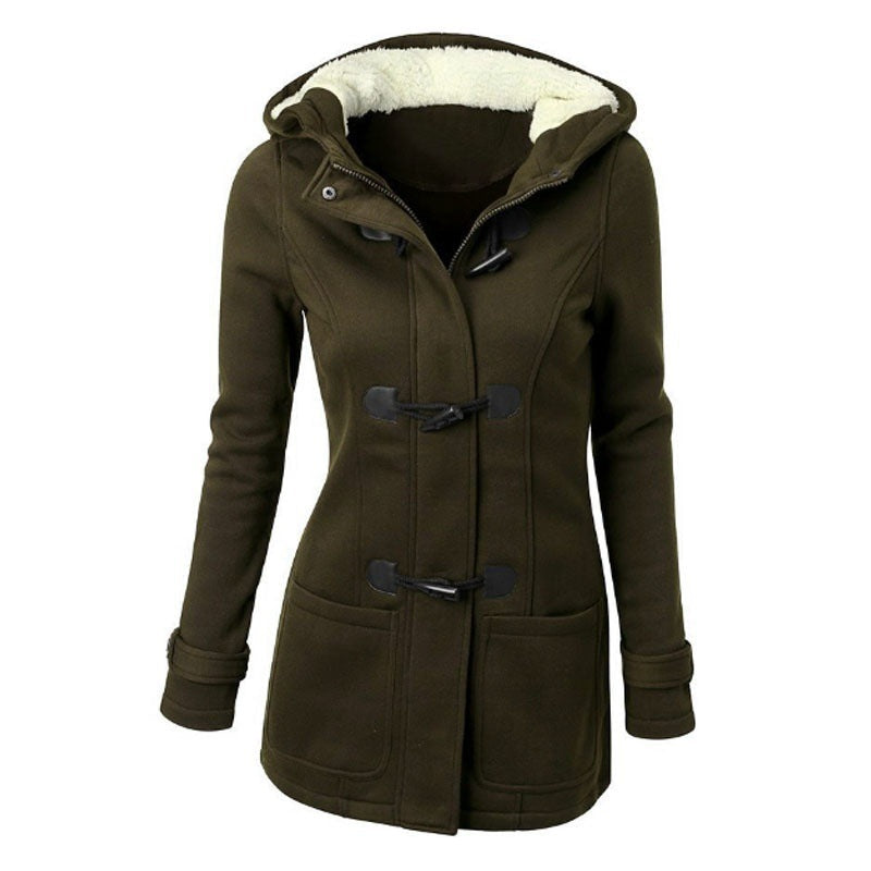 Female Horn Buckle Coat