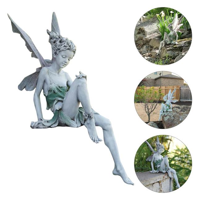 Sitting Fairy Statue