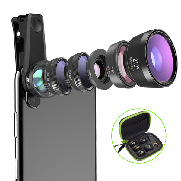 6 in 1 Mobile Phone Lens Set