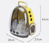 Portable Pet Puppy Backpack Carrier Bubble Capsule Design 360 Degree