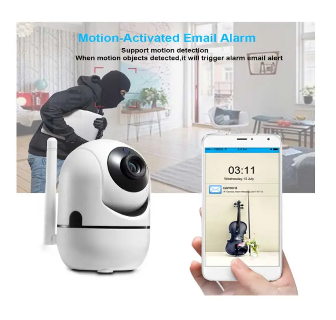 Baby Monitor With Camera And Audio IP Wireless 3D Tracking Mini Camera 2MP HD 1080P