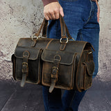 Crazy Horse Leather Handbag