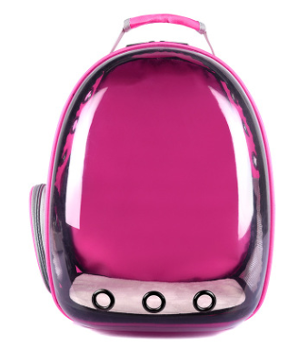 Portable Pet Puppy Backpack Carrier Bubble Capsule Design 360 Degree