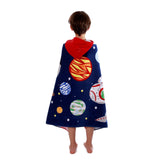 Children's Wearable Beach Towel Cotton Hooded