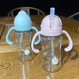 Baby PPSU Straw Cup Children's Drinking Bottle Household Straight Drink