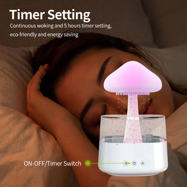 2023 Rain Cloud Dripping Humidifier and Oil Diffuser