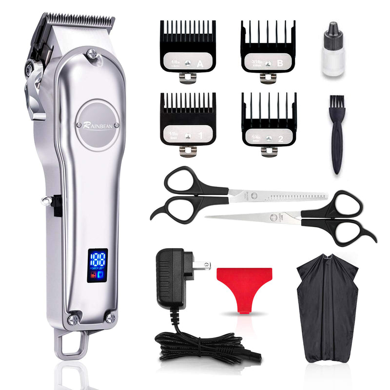 Men Hair Trimmer 3 in 1 IPX7 Waterproof Beard Trimmer Grooming Kit Cordless Hair Clipper