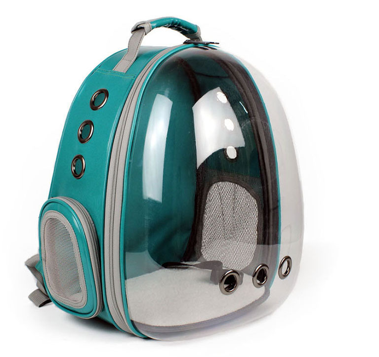 Portable Pet Puppy Backpack Carrier Bubble Capsule Design 360 Degree