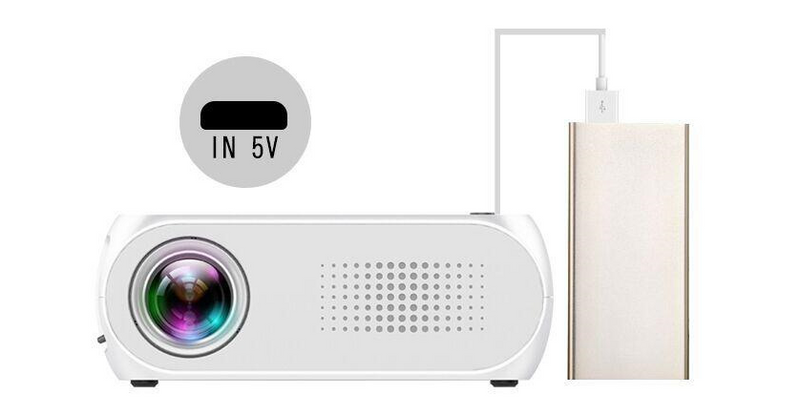 Mini Home Pico Projector Supports HD 1080P