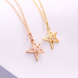 Gold Pendant Little Star Personality