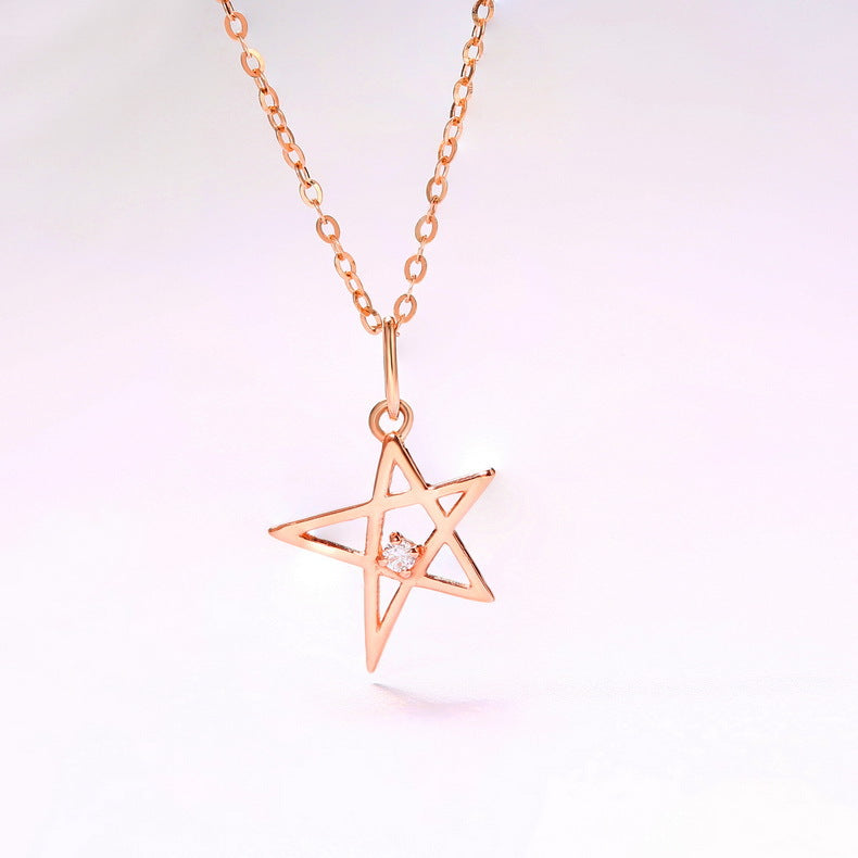 Gold Pendant Little Star Personality