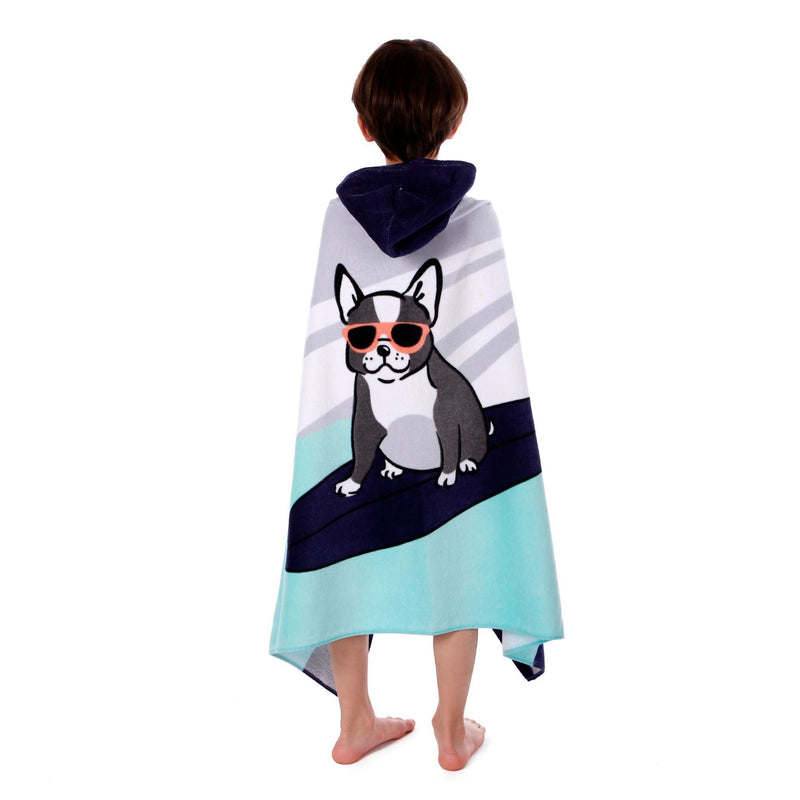 Children's Wearable Beach Towel Cotton Hooded