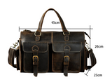 Crazy Horse Leather Handbag