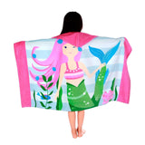 Children's Wearable Beach Towel Cotton Hooded