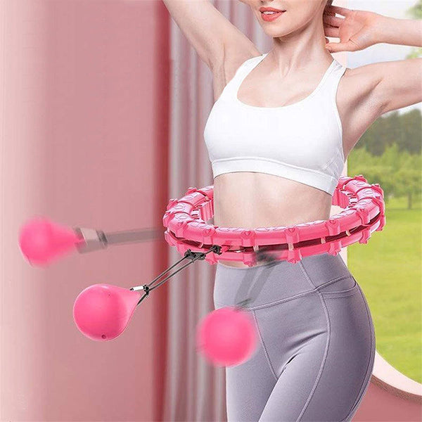 Custom Knots Weighted Hoola Fitness Hoop Smart Hula Thin Waist Weight Loss Knots