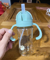 Baby PPSU Straw Cup Children's Drinking Bottle Household Straight Drink