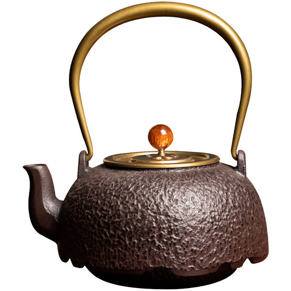 Original Iron Pot Iron Oxide Pot Cast Iron Tea Pot Tea Kettle