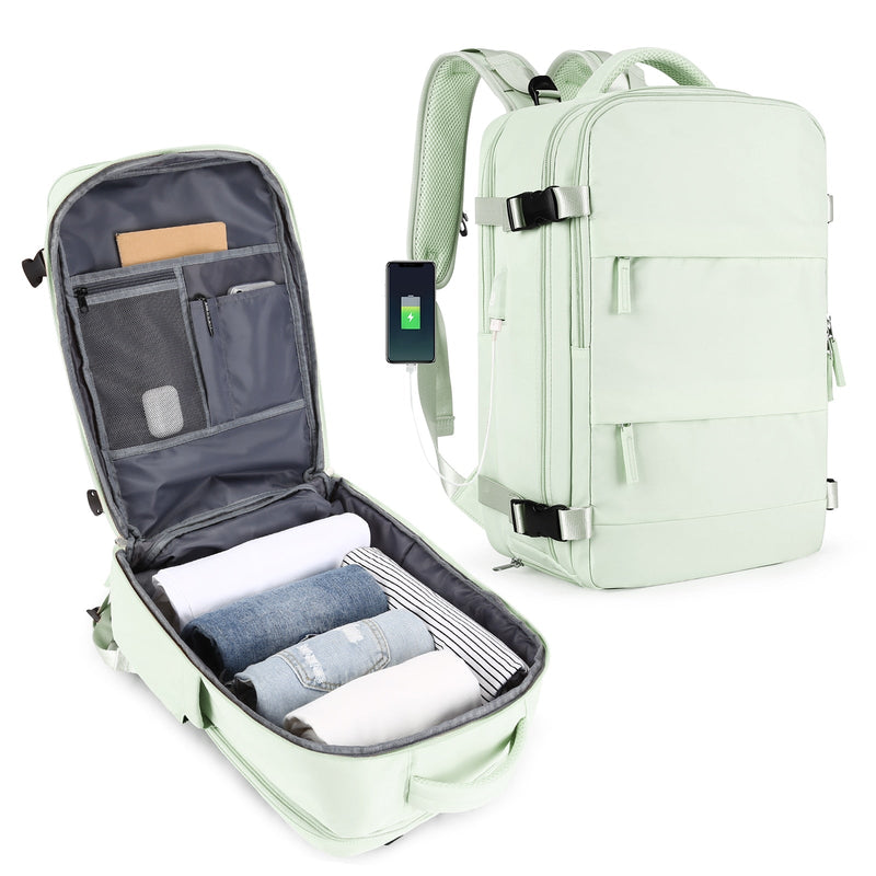 Unisex Travel Companion-Versatile Carry-On Backpack with TSA Approval for Laptops. Ideal for Travel