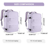 Unisex Travel Companion-Versatile Carry-On Backpack with TSA Approval for Laptops. Ideal for Travel