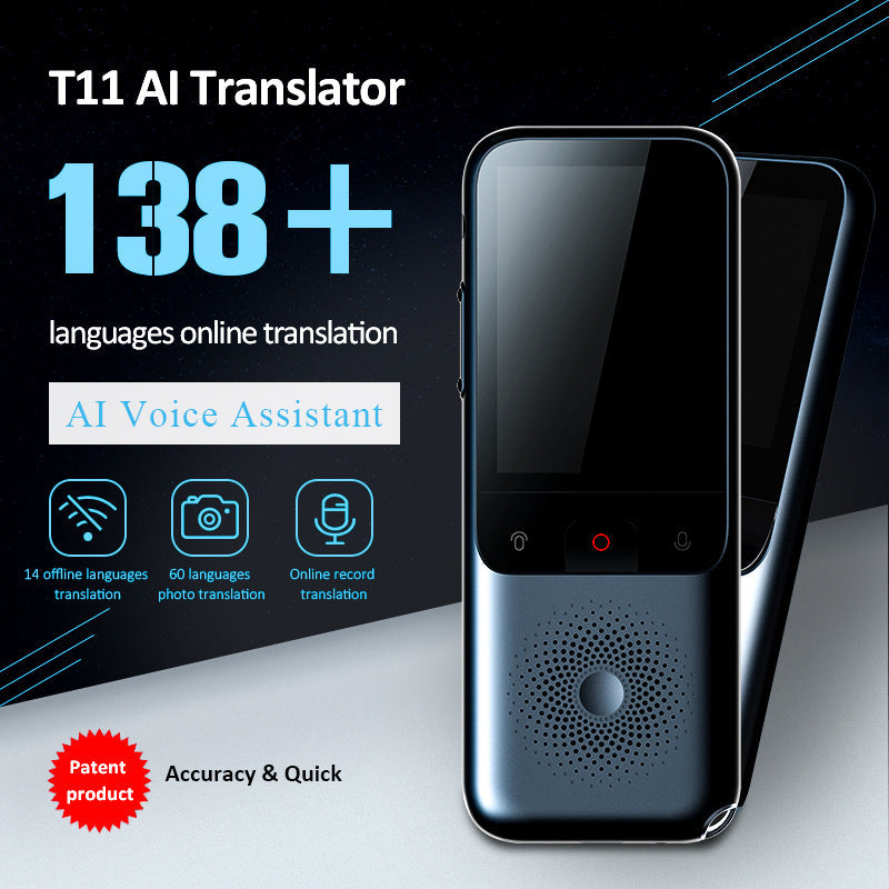 Intelligent Voice Translator 14 Countries 138 Languages WIFI Camera Recording