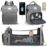 Baby Diaper Changing Bags Station Portable Baby Bed Travel Crib