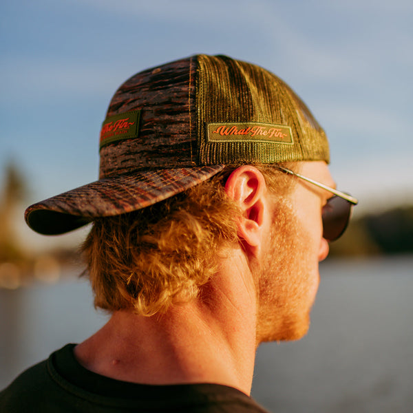 NEW Wordmark PVC Snapback Trucker Hat (Commando)