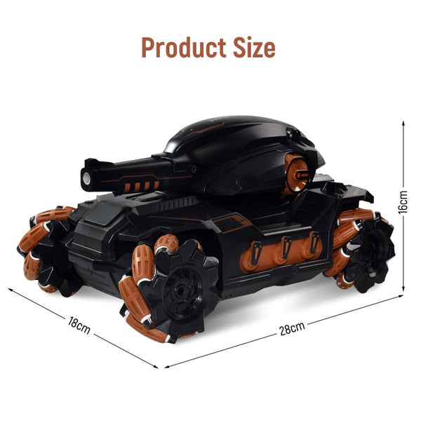 2.4G RC Car Toy 4WD Water Bomb Tank RC Toy