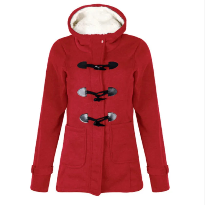 Female Horn Buckle Coat