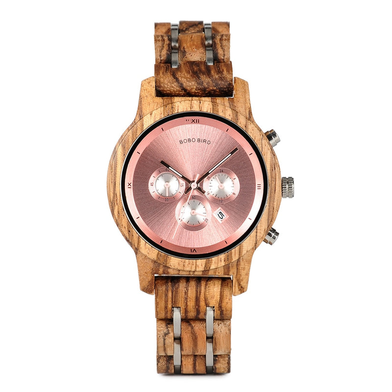 Custom Chrono Wood Watch