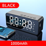 Wireless Bluetooth Speaker Mini Alarm Clock Portable Cannon