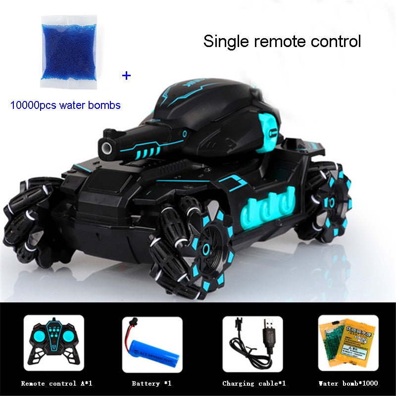 2.4G RC Car Toy 4WD Water Bomb Tank RC Toy