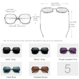 Gradient Cat Eye Sunglasses