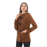 Female Horn Buckle Coat