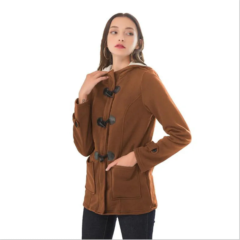 Female Horn Buckle Coat