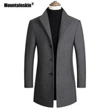 Mountainskin Mens' Autumn/Winter Wool Blends Coats