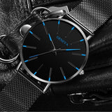 Minimalist Men's Fashion Ultra Thin Quartz Watches