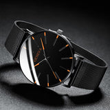 Minimalist Men's Fashion Ultra Thin Quartz Watches